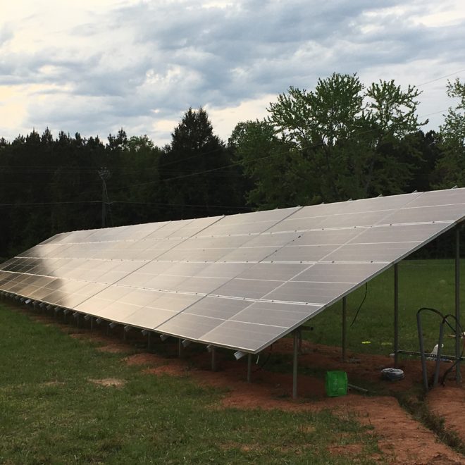 Ground Mount Solar Installation March 2020
